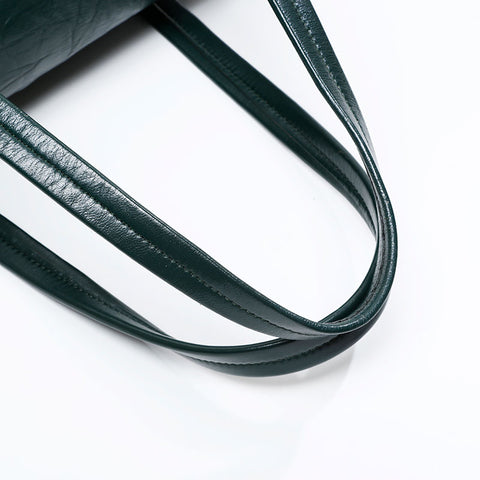 PRADA leather logo Shoulder Bag green WS20895