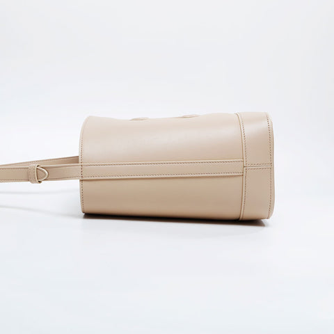 CELINE Leather Cuir Triomphe Shoulder Bag beige WS20900