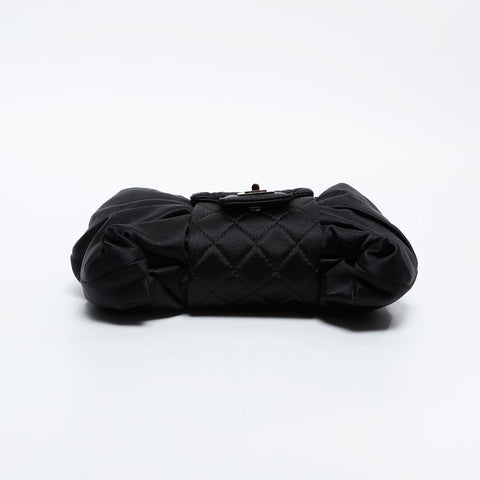 CHANEL No. 12 2008-2009 缎带单肩包 黑色 WS20901