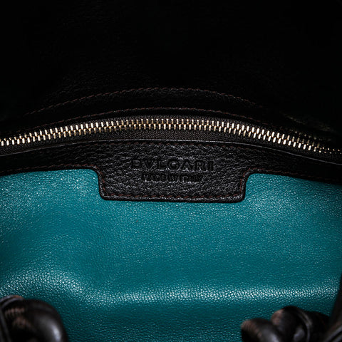 BVLGARI Leather Twist B.zero1 Handbag black WS20904