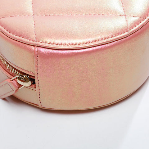 CHANEL 30th 2020-2021 CHANEL 19th Round Shoulder Bag pink WS20905