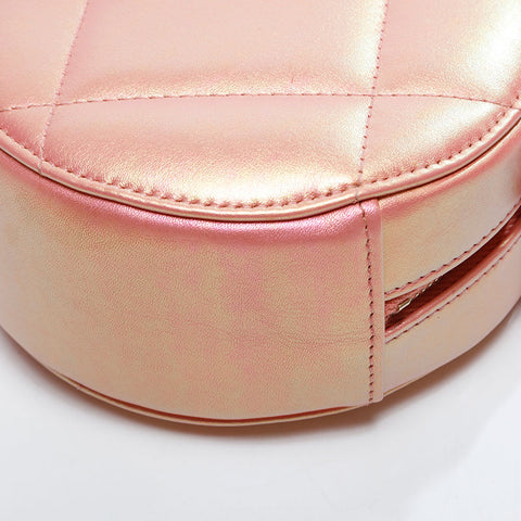 CHANEL 30th 2020-2021 CHANEL 19th Round Shoulder Bag pink WS20905