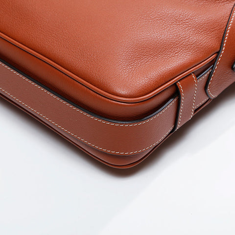 CELINE Leather Romy Shoulder Bag Brown WS20906