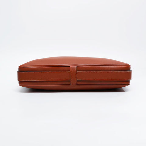CELINE Leather Romy Shoulder Bag Brown WS20906