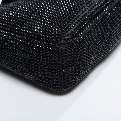 YVES SAINT LAURENT Le 5 A 7 Soft Baby Crystal Handbag black WS20907