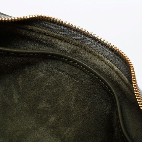 CELINE Leather Ava Hobo Shoulder Bag green WS20915