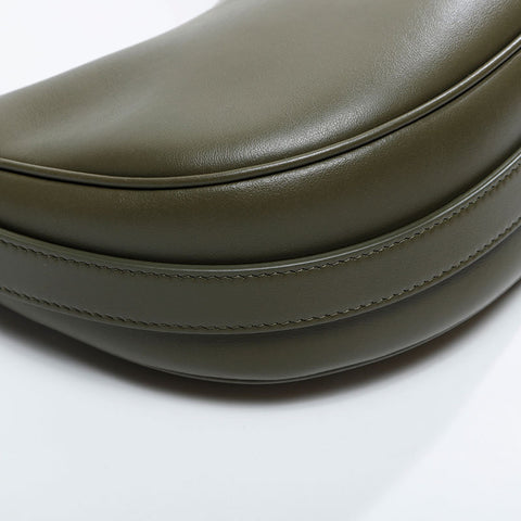 CELINE Leather Ava Hobo Shoulder Bag green WS20915