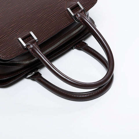 LOUIS VUITTON 2001 Epi Pont Neuf Handbag Brown WS20917