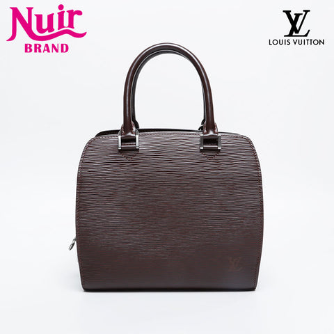 LOUIS VUITTON 2001 Epi Pont Neuf Handbag Brown WS20917