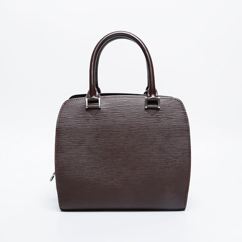 LOUIS VUITTON 2001 Epi Pont Neuf Handbag Brown WS20917