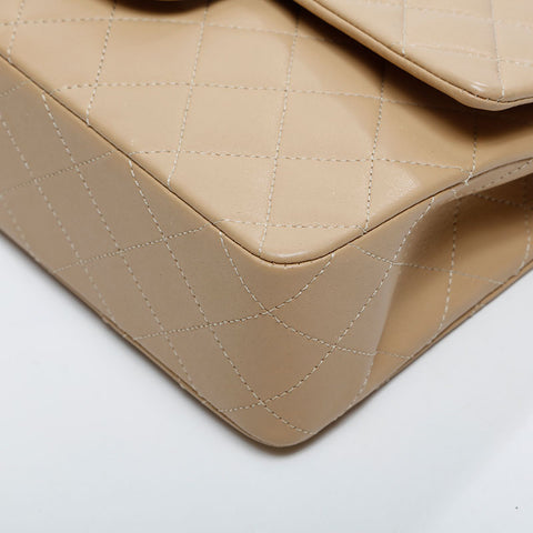 CHANEL No. 1 Double flap 25 Matelasse Lambskin Shoulder Bag beige WS20919