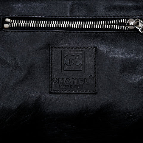 CHANEL Sports Line 11th Series Mouton Tote Bag black WS20921