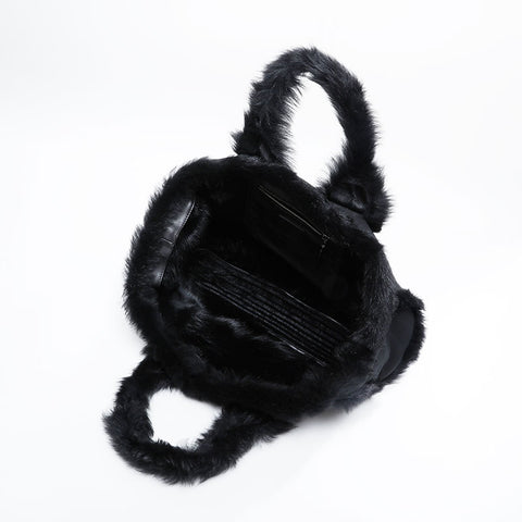 CHANEL Sports Line 11th Series Mouton Tote Bag black WS20921