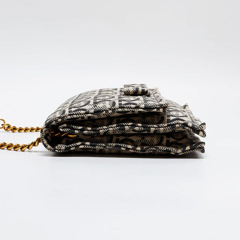 Salvatore Ferragamo Viva Bow Gancini Shoulder Bag beige WS20926