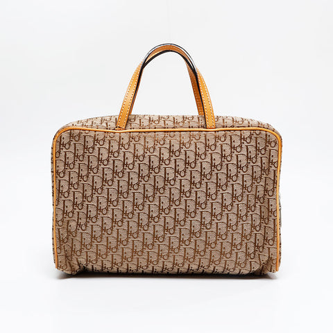 Christian Dior Trotter pouch canvas Handbag beige WS20927