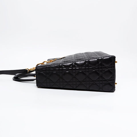 Christian Dior Lady Dior 2way Large Handbag black WS20928