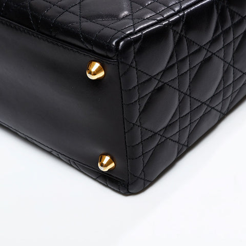Christian Dior Lady Dior 2way Large Handbag black WS20928