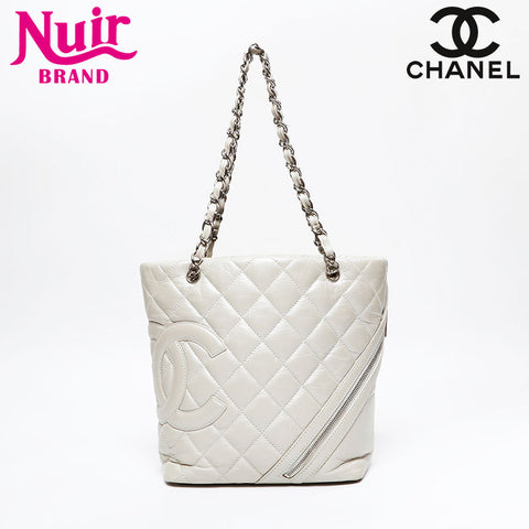 CHANEL Cambon Line SVMetal No. 11 Handbag beige WS20930