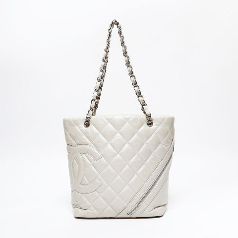 CHANEL Cambon Line SVMetal No. 11 Handbag beige WS20930