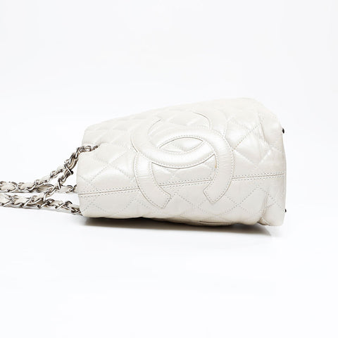 CHANEL Cambon Line SVMetal No. 11 Handbag beige WS20930