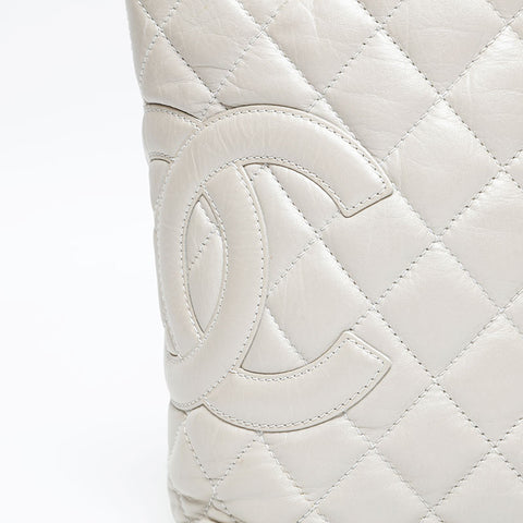 CHANEL Cambon Line SVMetal No.11 手提包 米色 WS20930