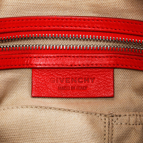 GIVENCHY Pandora Leather Shoulder Bag Red WS20935