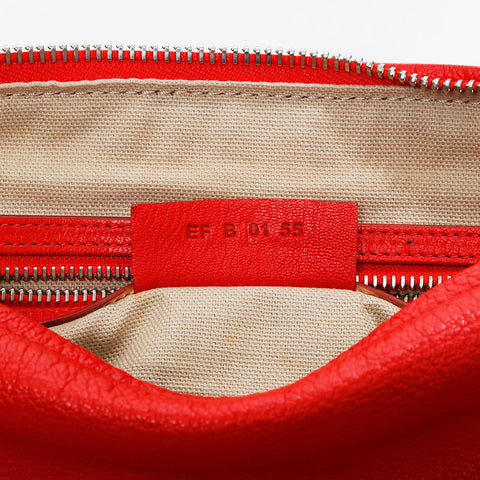GIVENCHY Pandora Leather Shoulder Bag Red WS20935