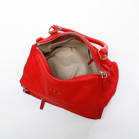 GIVENCHY Pandora Leather Shoulder Bag Red WS20935