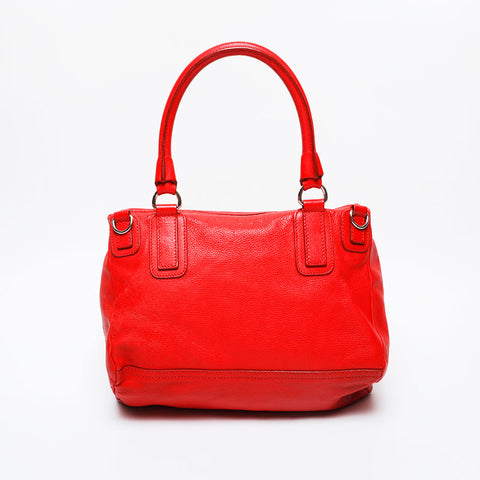 GIVENCHY Pandora Leather Shoulder Bag Red WS20935