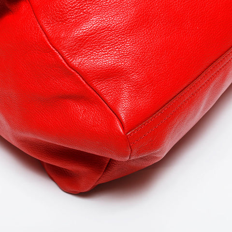 GIVENCHY Pandora Leather Shoulder Bag Red WS20935