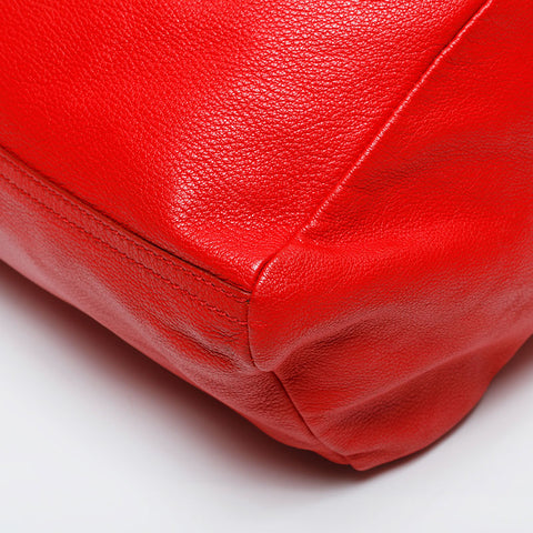 GIVENCHY Pandora Leather Shoulder Bag Red WS20935