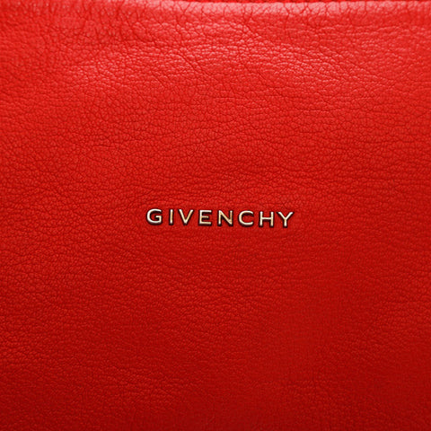 GIVENCHY Pandora Leather Shoulder Bag Red WS20935