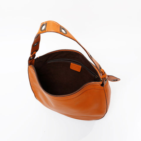 Salvatore Ferragamo 皮革单肩带 Gancini 单肩包 棕色 WS20942