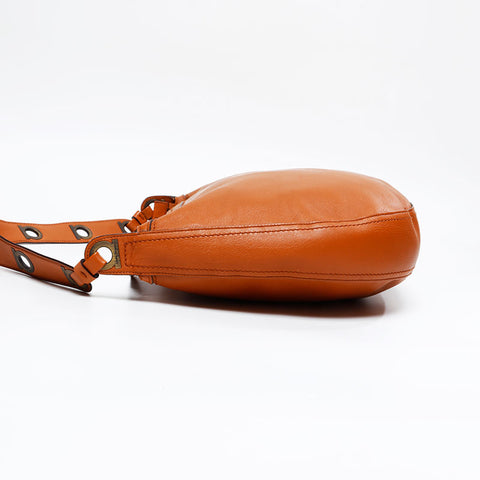 Salvatore Ferragamo Leather one belt Gancini Shoulder Bag Brown WS20942