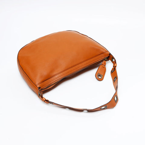 Salvatore Ferragamo Leather one belt Gancini Shoulder Bag Brown WS20942