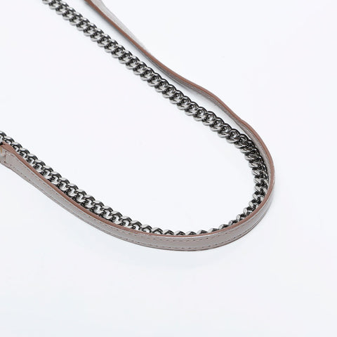 Stella McCartney ステラマッカトニー ファラベラボックス レザー  ショルダーバッグ グレー WS20943