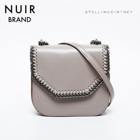 Stella McCartney ステラマッカトニー ファラベラボックス レザー  ショルダーバッグ グレー WS20943
