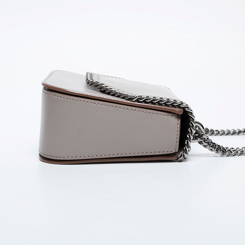 Stella McCartney ステラマッカトニー ファラベラボックス レザー  ショルダーバッグ グレー WS20943