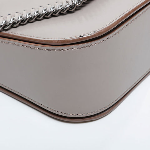Stella McCartney ステラマッカトニー ファラベラボックス レザー  ショルダーバッグ グレー WS20943