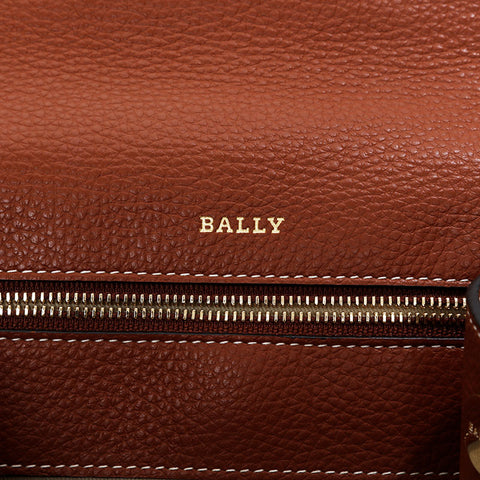 極美品 BALLY バリー 2way ハンドバッグ ブラウン WS20944