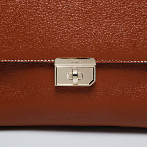 極美品 BALLY バリー 2way ハンドバッグ ブラウン WS20944