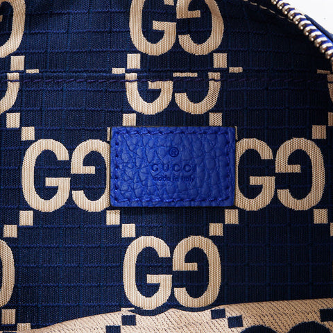 GUCCI GG canvas Clutch bag blue WS20945