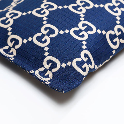 GUCCI GG canvas Clutch bag blue WS20945