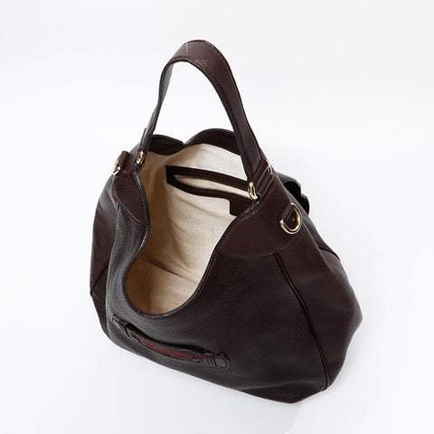 GUCCI Sherry line 2way Shoulder Bag Brown WS20947