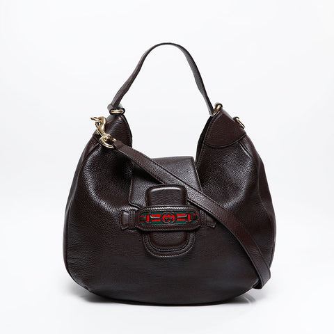 GUCCI Sherry line 2way Shoulder Bag Brown WS20947