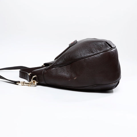 GUCCI Sherry line 2way Shoulder Bag Brown WS20947