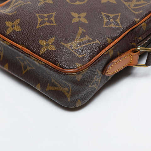 LOUIS VUITTON Monogram Mini Danube Shoulder Bag Brown WS20953