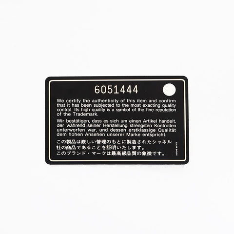 CHANEL No. 6 2000-2002 翻盖马特拉塞推锁手提包黑色 WS20954