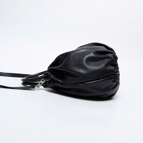 極美品 ロエベ LOEWE レザー 2way バウンズ ショルダーバッグ ブラック WS20961