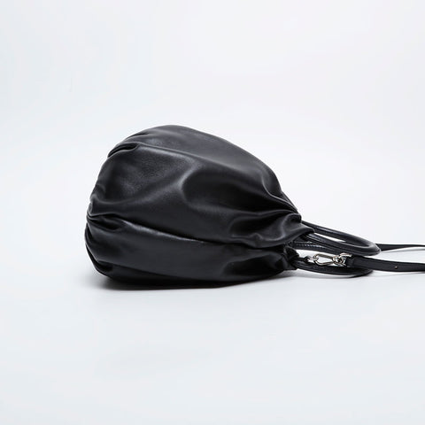 極美品 ロエベ LOEWE レザー 2way バウンズ ショルダーバッグ ブラック WS20961